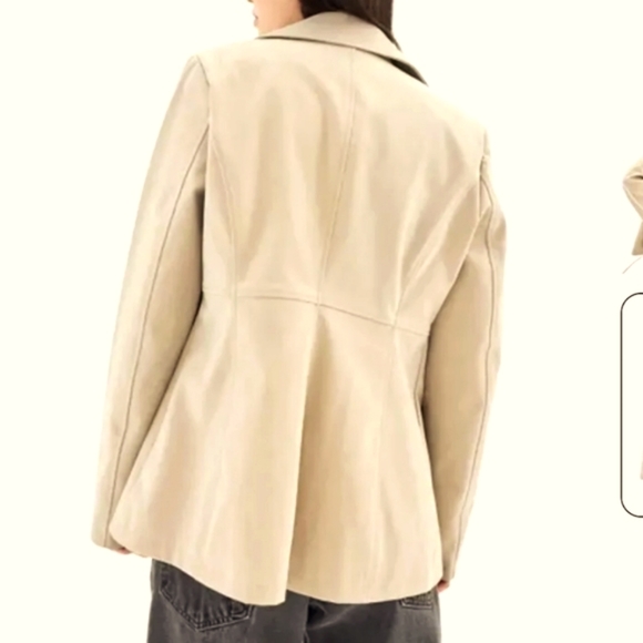 Faux Suede Tie-Front Jacket - Picture 4 of 5